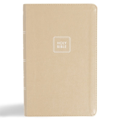 KJV Single-Column Personal Size Bible, Gold Leathertouch by Holman Bible Publishers
