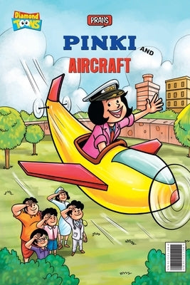 Pinki and aircraft by Pran