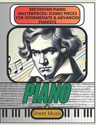 Beethoven Piano Masterpieces: Iconic Pieces for Intermediate & Advanced Pianists: - Sheet Music by Glen, Johnny Ben