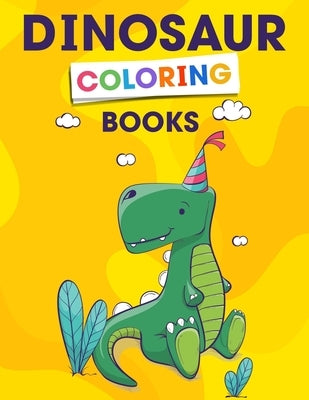 Dinosaur coloring books: Fun and cute dinosaurs coloring book for kids . ages 4-8 by Med, Zaher