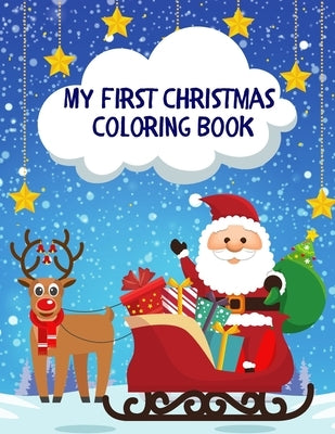 My first Christmas Coloring Book: for the toddler by Cat, Blackie