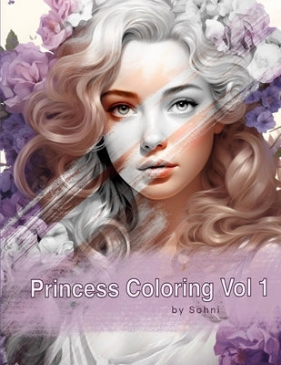 Princess Coloring vol 1: Princess theme coloring book for both kids and adults by Canvas, Peach