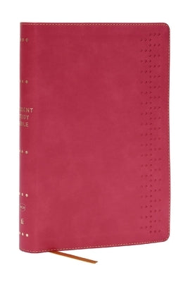 Student Study Bible: A Guide to Knowing and Living God's Word (Nkjv, Pink Leathersoft, Red Letter, Comfort Print) by Thomas Nelson
