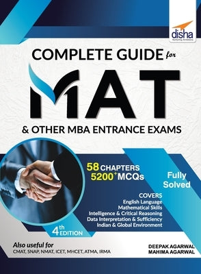 Complete Guide for MAT and other MBA Entrance Exams 4th Edition by Disha Experts