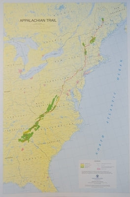 Appalachian Trail Classic Poster Map by Appalachian Trail Conservancy