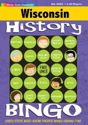 Wisconsin History Bingo Game! by Gallopade International