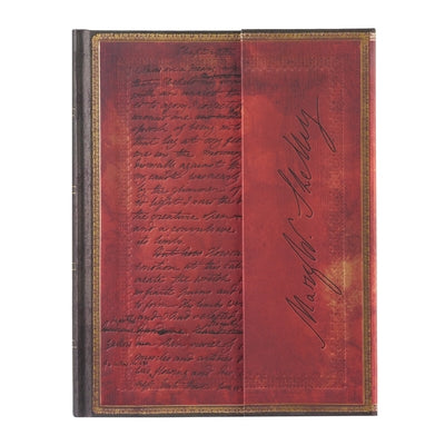 Paperblanks Mary Shelley, Frankenstein Embellished Manuscripts Collection Hardcover Journal Ultra Lined Wrap 144 Pg 120 GSM by Paperblanks