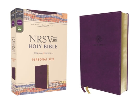 Nrsvue, Holy Bible, Personal Size, Leathersoft, Purple, Comfort Print by Zondervan