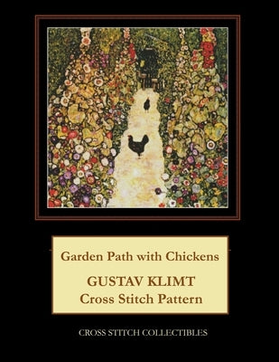 Garden Path with Chickens: Gustav Klimt cross stitch pattern by George, Kathleen