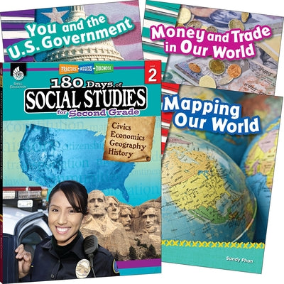 Learn-At-Home: Social Studies Bundle Grade 2: 4-Book Set by Multiple Authors
