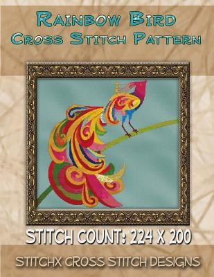 Rainbow Bird Cross Stitch Pattern by Stitchx