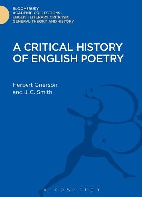 A Critical History of English Poetry by Grierson, Herbert