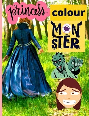 Princess Color Book: Large coloring book for kids by Jordan, Miller Janelle