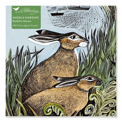 Adult Jigsaw Puzzle Angela Harding: Rathlin Hares (500 Pieces): 500-Piece Jigsaw Puzzles by Flame Tree Studio