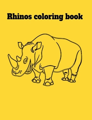 Rhinos coloring book by Inc, Donfrancisco