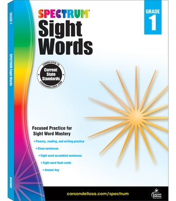 Spectrum Sight Words, Grade 1 by Spectrum