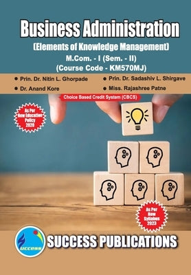 Elements of Knowledge Management, First Year, M.Com, Sem-II-English by Prin Nitin L. Ghorpade, Prin Dr