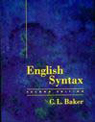 English Syntax, second edition by Baker, C. L.