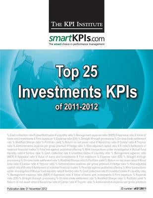 Top 25 Investments KPIs of 2011-2012 by Smartkpis Com