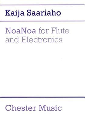 Noanoa for Flute and Electronics by Saariaho, Kaija