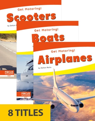 Get Motoring! (Set of 8) by Rains, Dalton