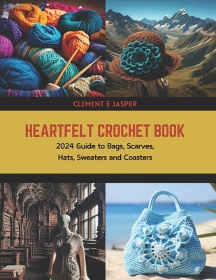 Heartfelt Crochet Book: 2024 Guide to Bags, Scarves, Hats, Sweaters and Coasters by Jasper, Clement E.