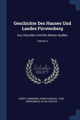 Geschichte Des Hauses Und Landes Fürstenberg: Aus Urkunden Und Den Besten Quellen; Volume 3 by Ernst Hermann Joseph Münch