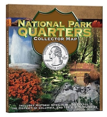 National Park Quarters Collector Map by Whitman Publishing