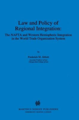 Law And Policy Of Regional Pa by Abbott