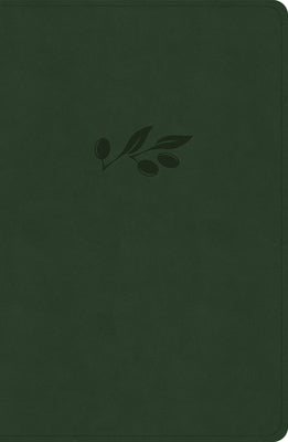 KJV Personal Size Giant Print Bible, Olive Leathertouch by Holman Bible Publishers