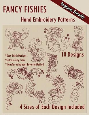 Fancy Fishies Hand Embroidery Patterns by Embroidery, Stitchx