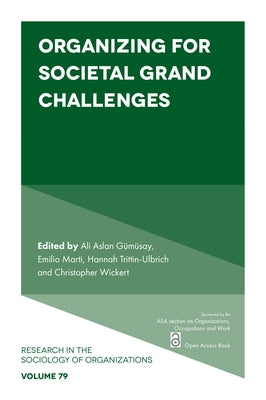 Organizing for Societal Grand Challenges by Gümüsay, Ali Aslan