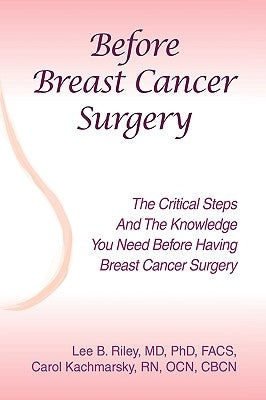 Before Breast Cancer Surgery by Riley Facs, Lee B.