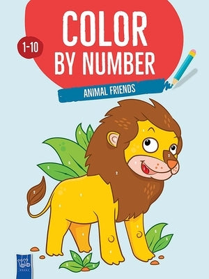 Color by Number Animal Friends by Yoyo Books