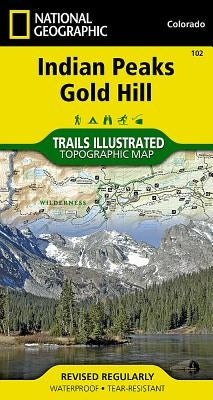 Indian Peaks, Gold Hill Map by National Geographic Maps