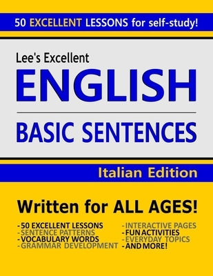 Lee's Excellent English Basic Sentences - Italian Edition by Lee, Kevin