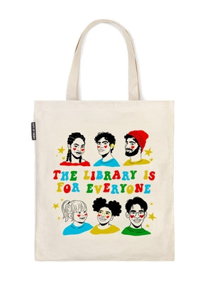 Mychal Threets: The Library Is for Everyone Tote by Out of Print
