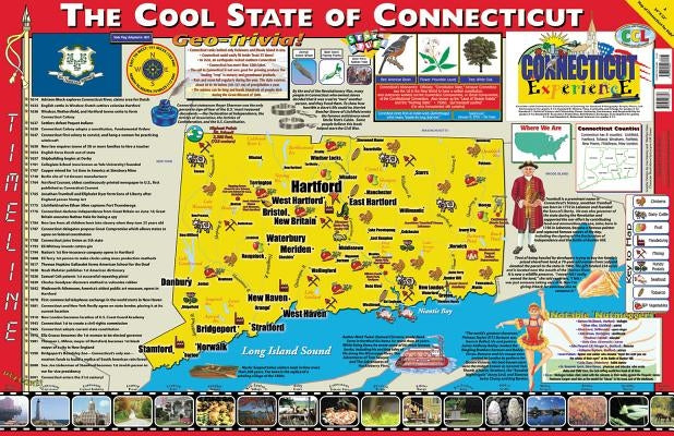 The Connecticut Experience Poster/Map! by Gallopade International