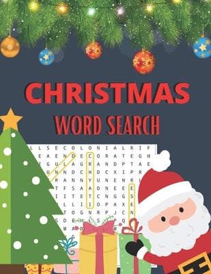 Christmas Word Search: Puzzle Book for Adults and Kids 8.5x11 76 Pages by Hill, Annett