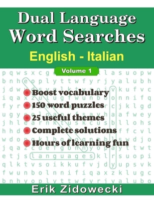 Dual Language Word Searches - English - Italian by Zidowecki, Erik