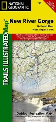 New River Gorge National River Map by National Geographic Maps