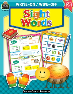 Write-On/Wipe-Off: Sight Words by Teacher Created Resources
