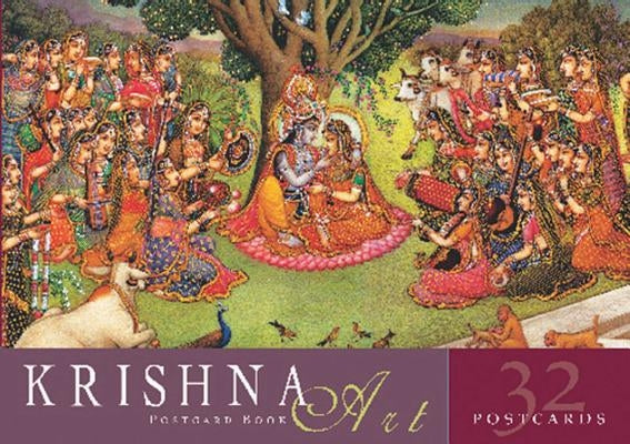 Krishna Art Postcard Book by Sharma, B. G.