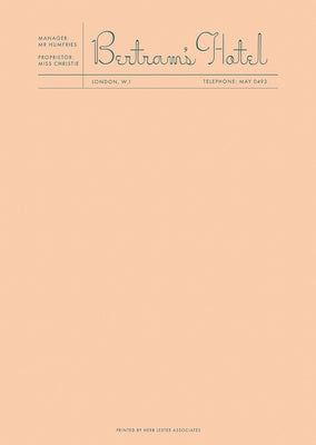Bertram's Hotel: Fictional Hotel Notepad Set by Herb Lester Associates