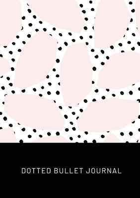 Pink Spots with Black Polka Dots - Dotted Bullet Journal: Medium A5 - 5.83X8.27 by Blank Classic