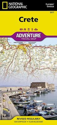 Crete Map [Greece] by National Geographic Maps