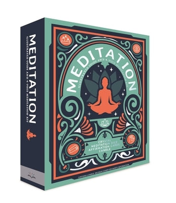 Meditation: Illustrated Guide and 4-Piece Meditation Kit by Igloobooks