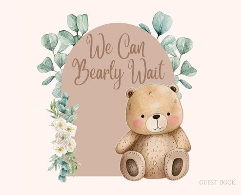Bear Baby Shower hardback Guest Book (landscape) by Bell, Lulu and