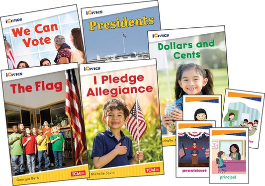 Icivics Grade K: Leadership & Responsibility 5-Book Set + Game Cards [With Cards] by Multiple Authors