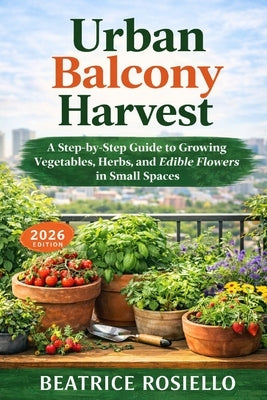 Urban Balcony Harvest: A Step-by-Step Guide to Growing Vegetables, Herbs, and Edible Flowers in Small Spaces by Rosiello, Beatrice